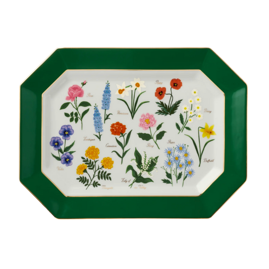 Garden Study Porcelain Platter