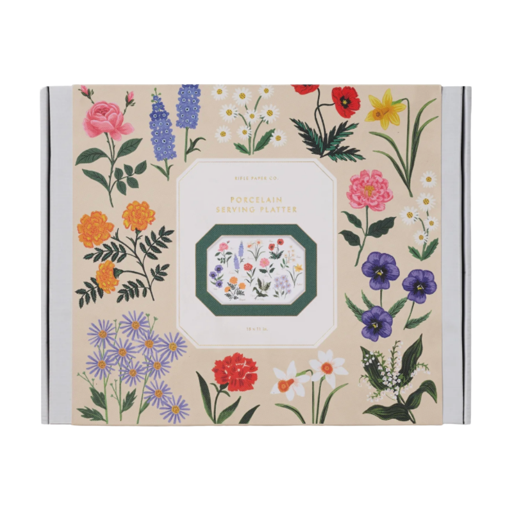 Garden Study Porcelain Platter