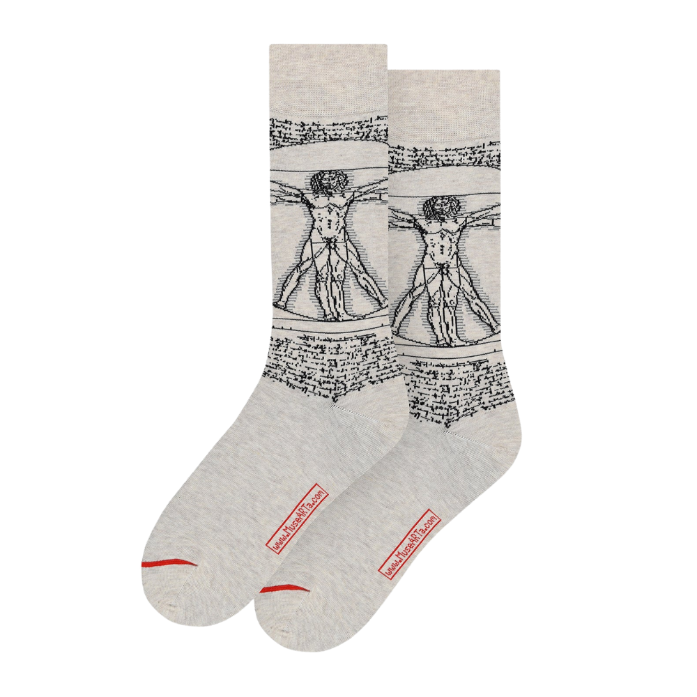 The Vitruvian Man Socks