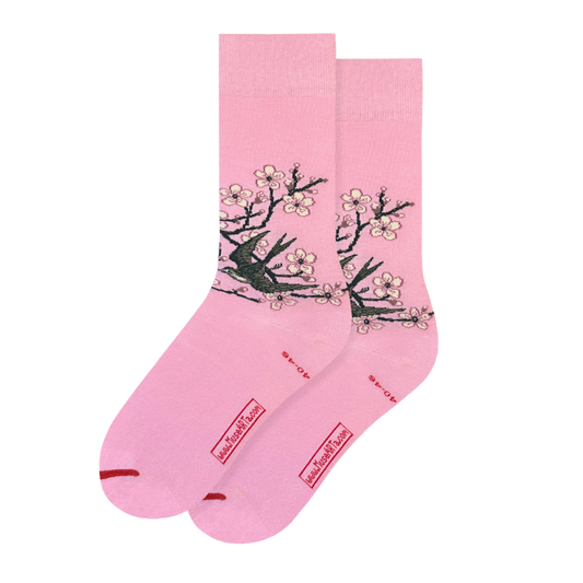 Almond Blossom & Swallow Socks