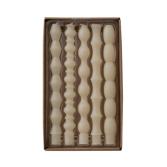Unscented Taper Candles - Set of 5