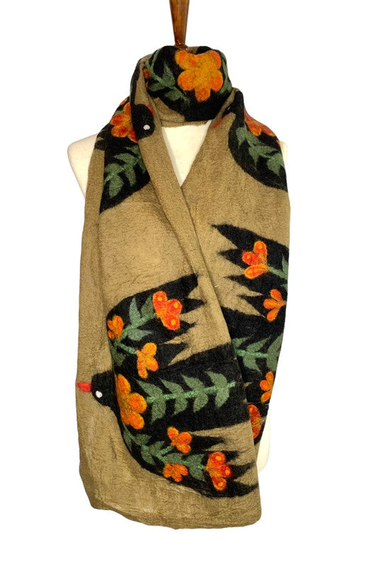 Mountain Bird Scarf