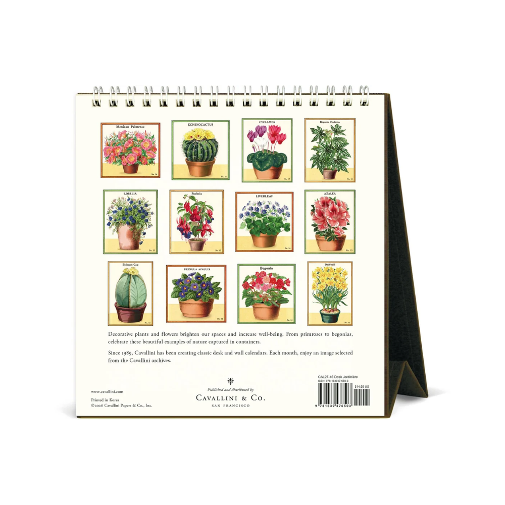 Jardiniere 2027 Desk Calendar