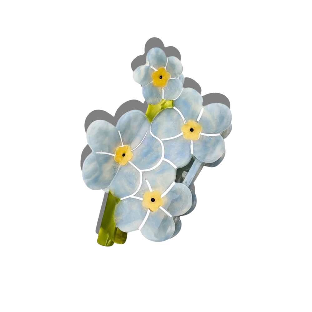 Forget Me Not Claw Clip