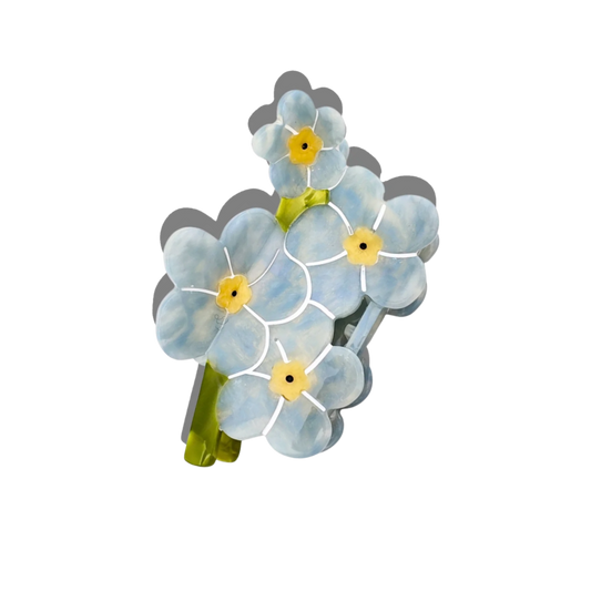 Forget Me Not Claw Clip
