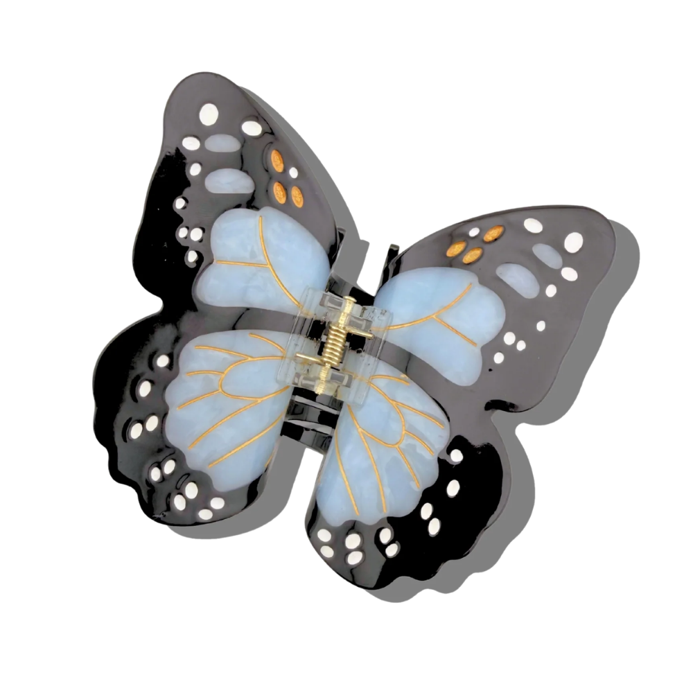 Baby Blue Butterfly Claw Clip