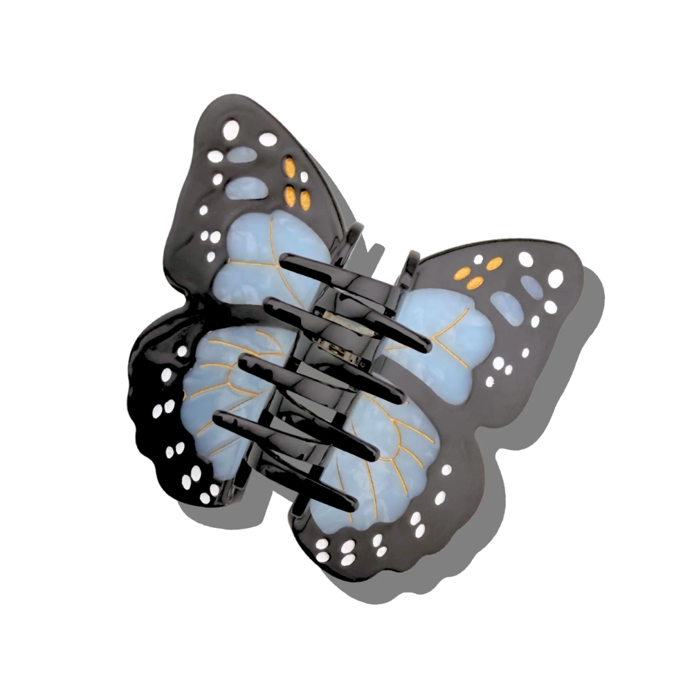 Baby Blue Butterfly Claw Clip