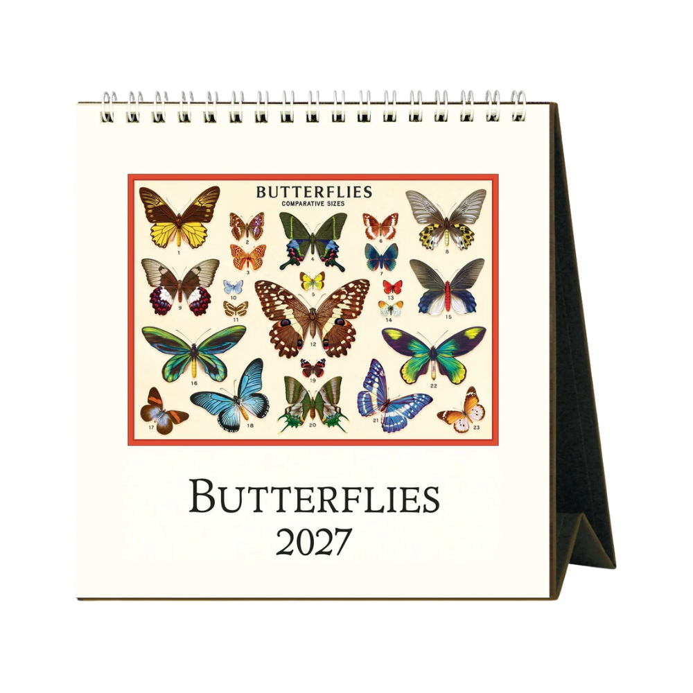 Butterflies 2027 Desk Calendar