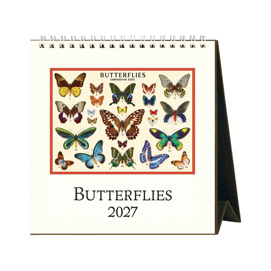 Butterflies 2027 Desk Calendar