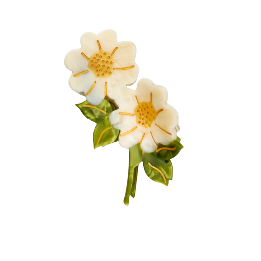 Vintage Daisy Claw Clip