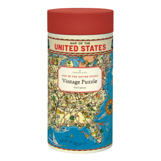 Vintage US Map Puzzle