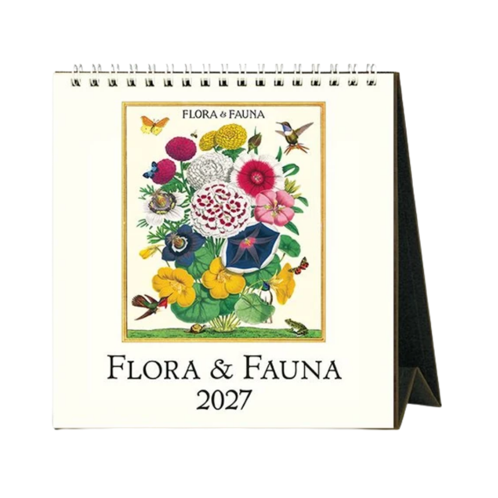 Flora & Fauna 2027 Desk Calendar