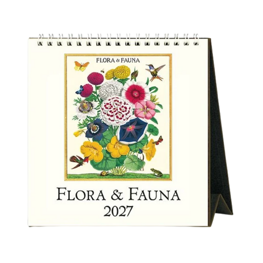 Flora & Fauna 2027 Desk Calendar