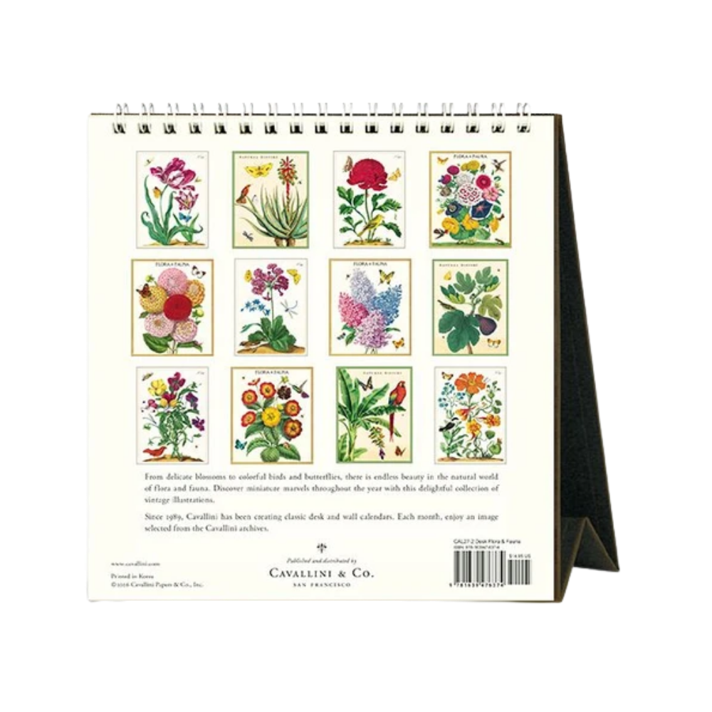 Flora & Fauna 2027 Desk Calendar
