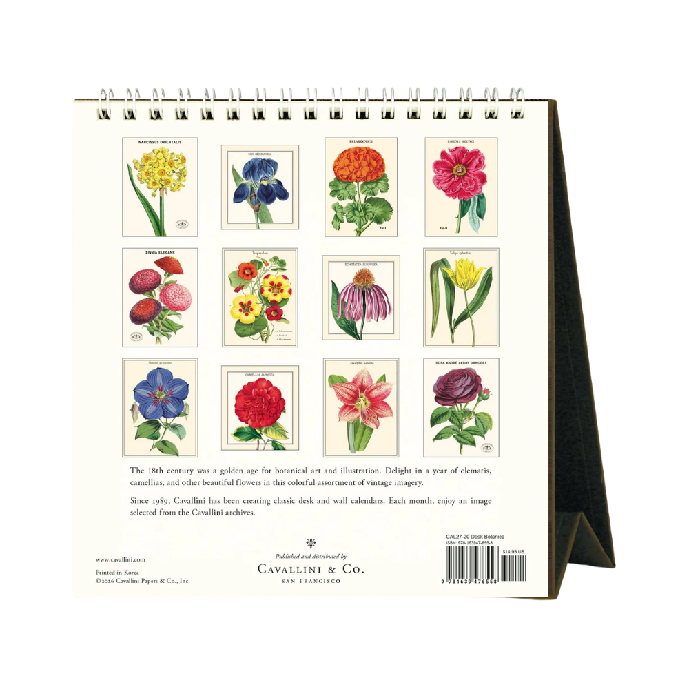 Botanica 2027 Desk Calendar