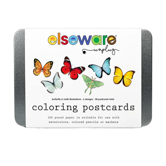 Butterfly Coloring Postcards
