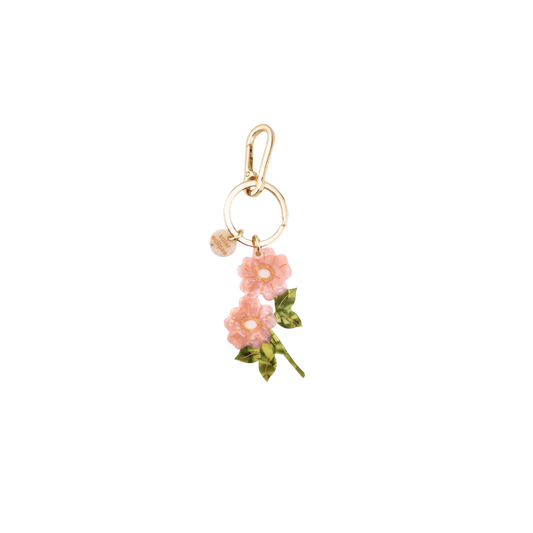 Wild Roses Keychain Charm
