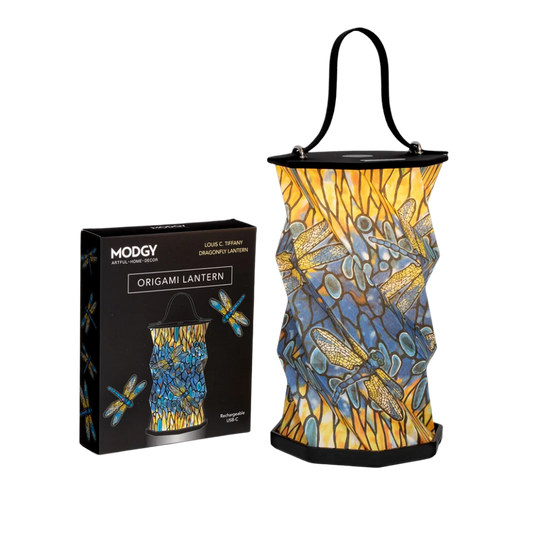 Louis C. Tiffany Dragonfly Origami Lantern