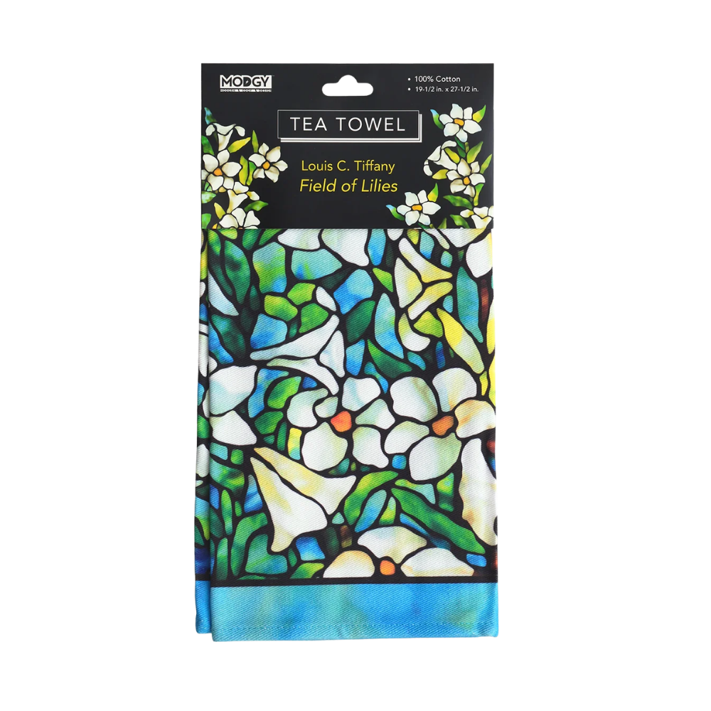 Tiffany Field of Lilies Tea Towel