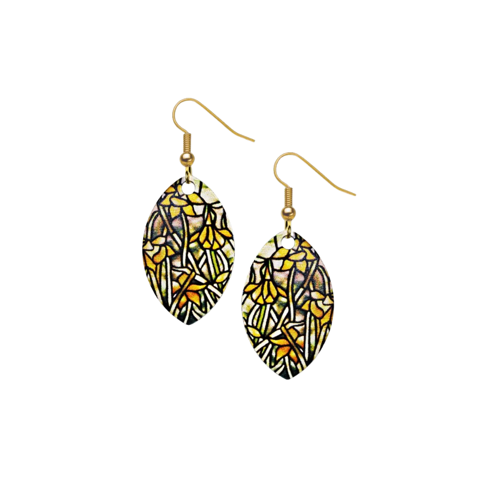 Tiffany Daffodil Earrings