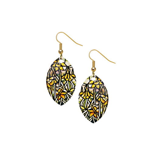 Tiffany Daffodil Earrings