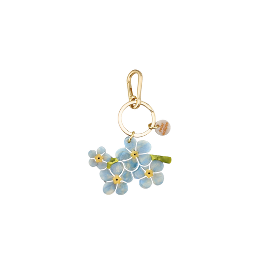 Forget-Me-Not Keychain Charm