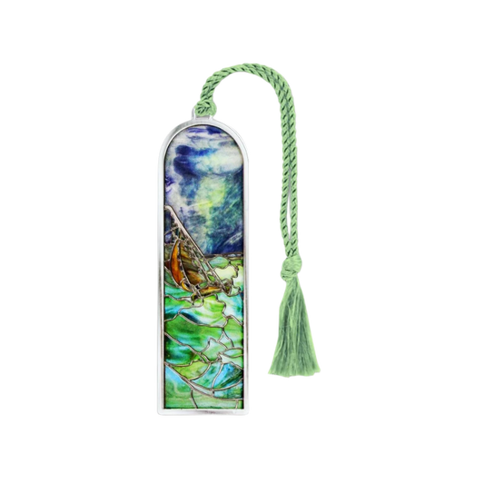 Tiffany Seascape Metal Bookmark
