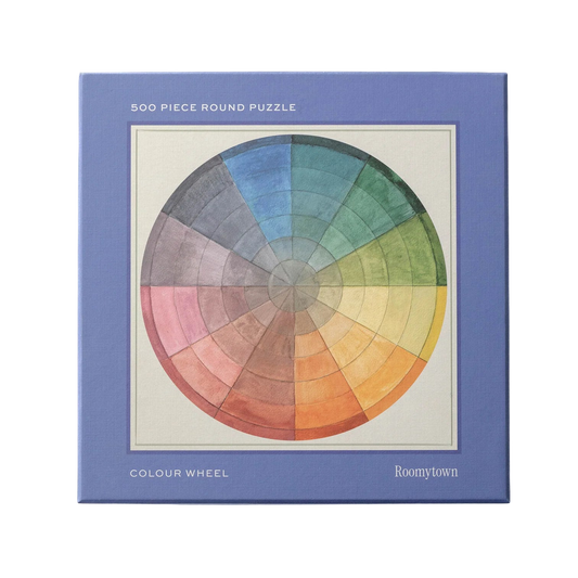 Color Wheel Round 500 Piece Puzzle
