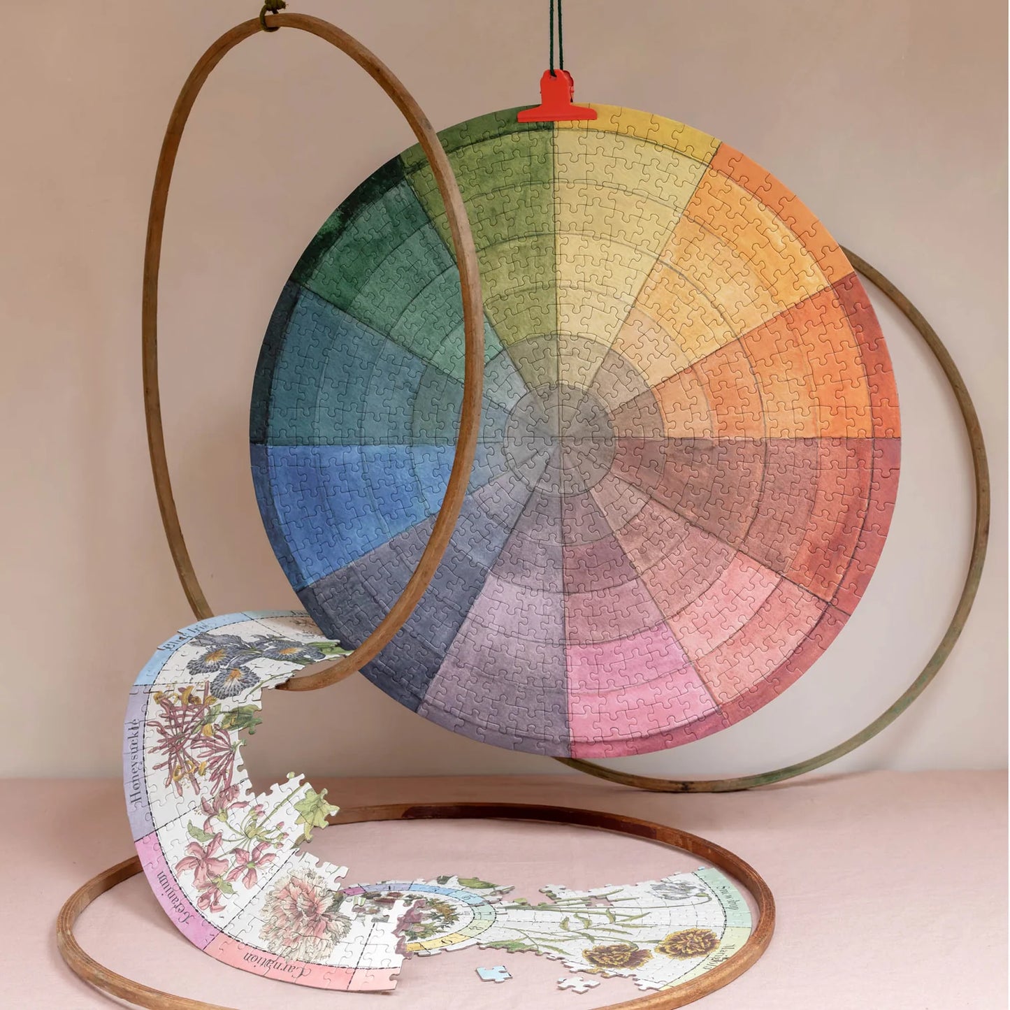 Color Wheel Round 500 Piece Puzzle