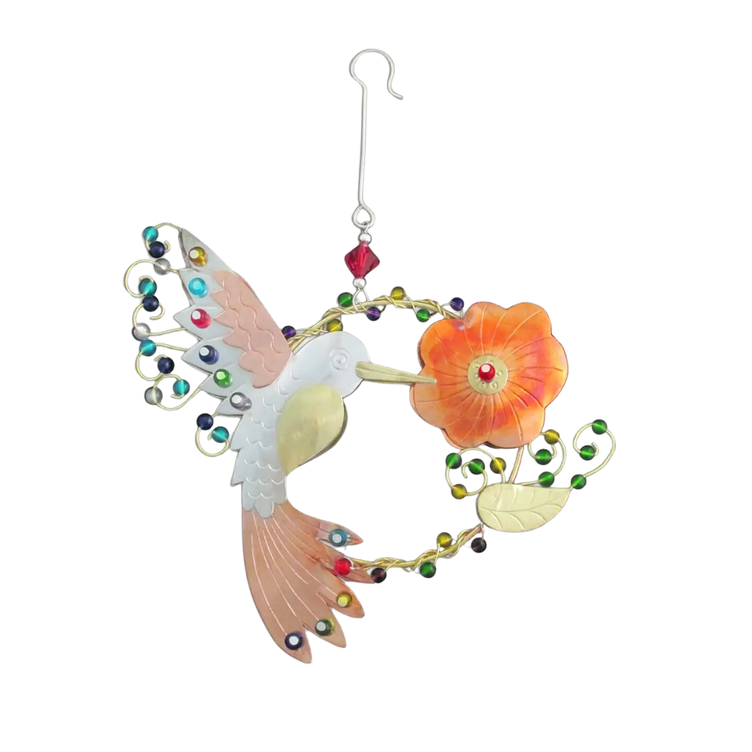 Ruby Hummingbird Ornament