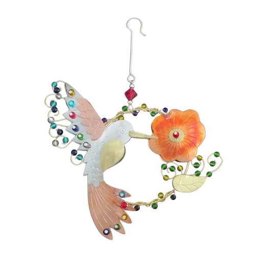 Ruby Hummingbird Ornament