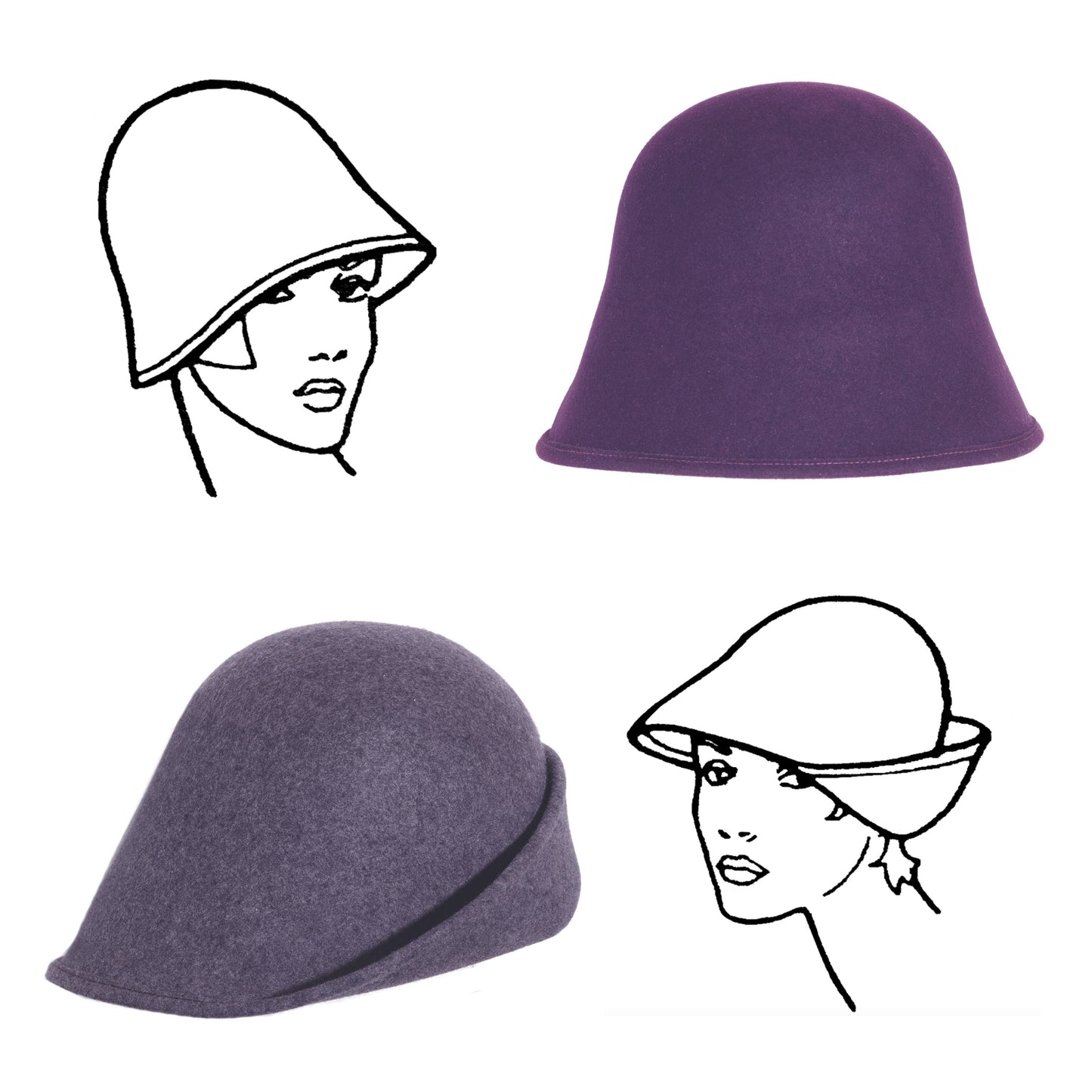 Six Way Felt Hat