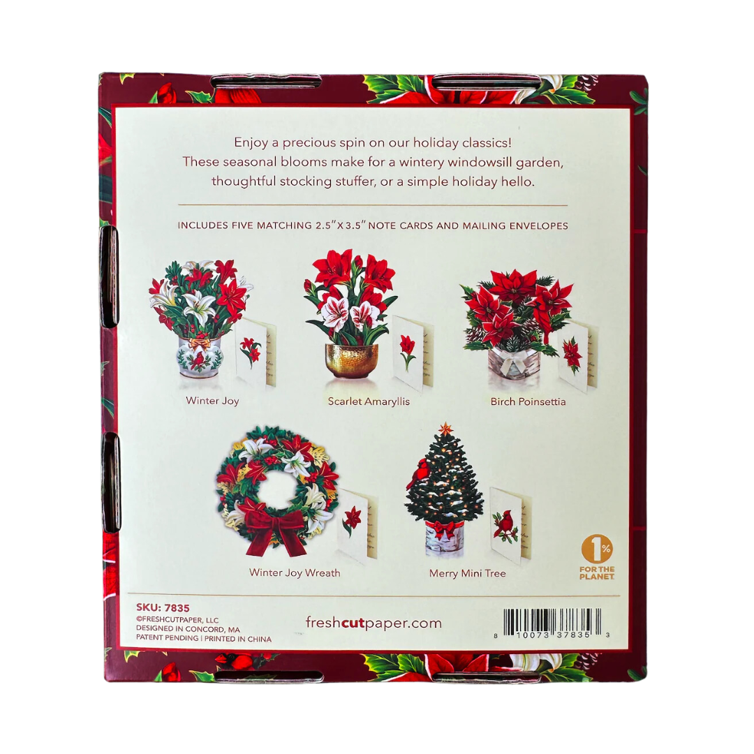 Holiday Collection - Mini Pop-Up Bouquet Card Set