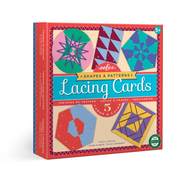 Shapes and Patterns Lacing Cards