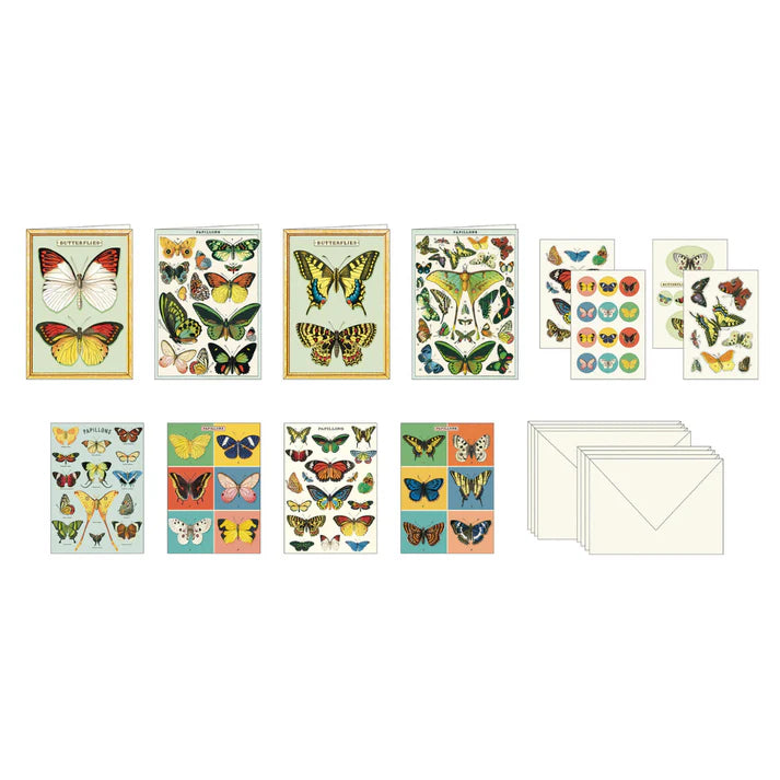 Butterflies Stationery Set