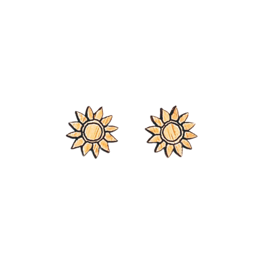 Sunflower Stud Earrings