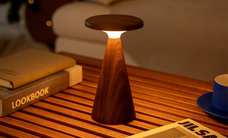 Sylva Table Lamp - Walnut