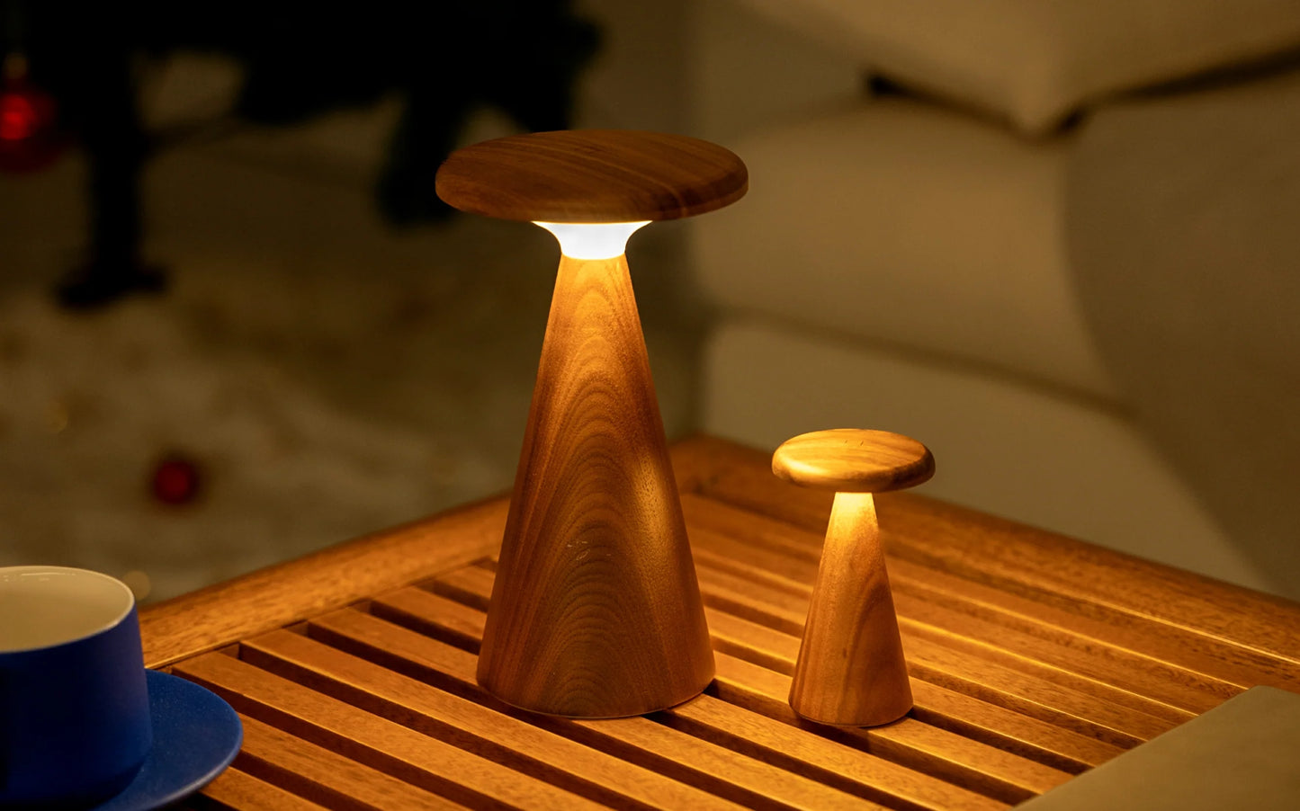 Sylva Table Lamp - Walnut