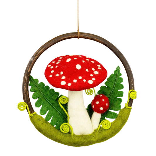 Red Toadstool Forest Ring