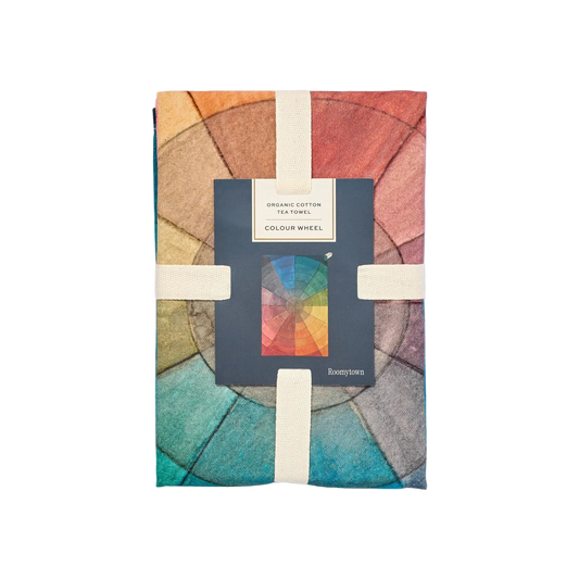 Color Wheel Organic Cotton Tea Towel