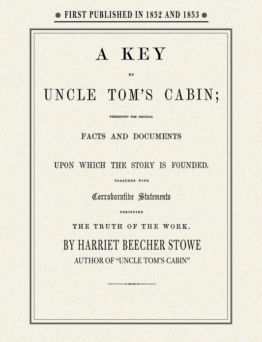 Key to Uncle Tom's Cabin