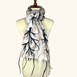 Winter Tree Wrap Scarf