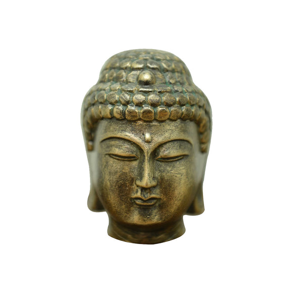 Buddha Head Brass Finish