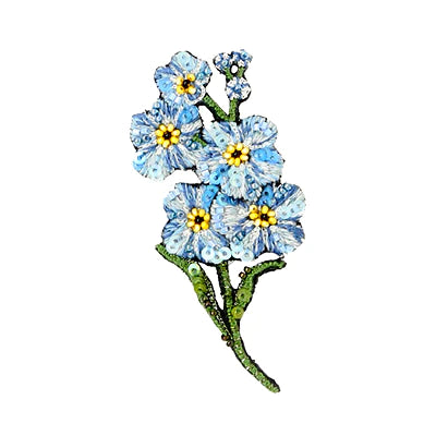 Forget Me Not Brooch Pin