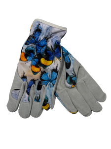 Leather Butterfly Gardening Gloves