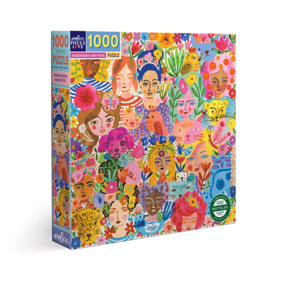 Goddesses and Pets- 1000 Piece Puzzle