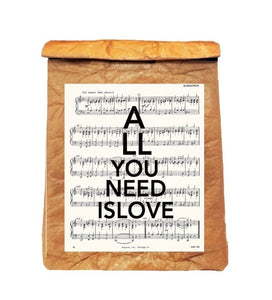 All You Need Is Love Reusable Lunch Bag
