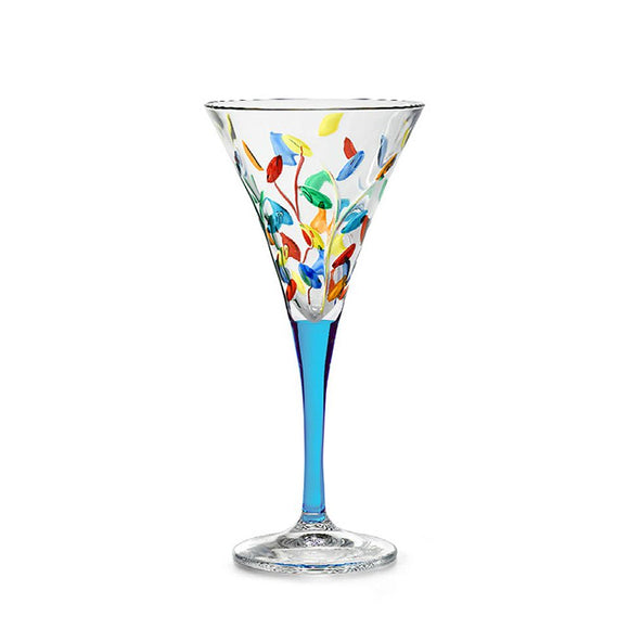 Tree of Life Fluted Wine Glass