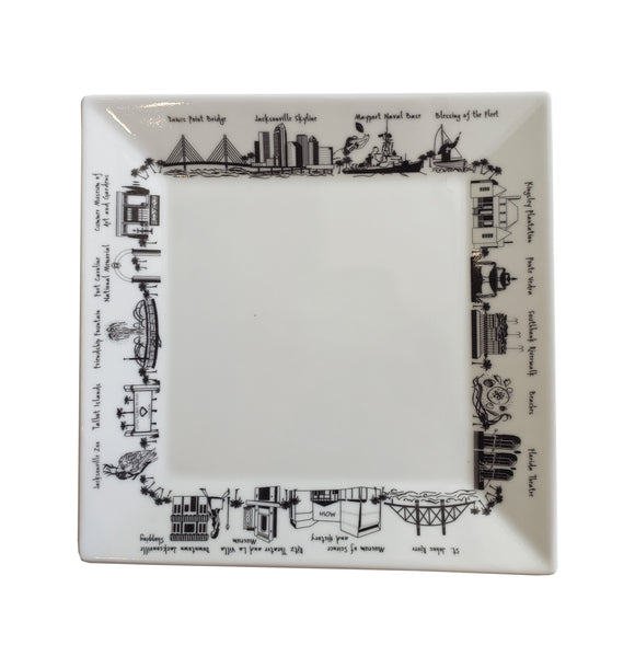 Jacksonville Small Square Plate