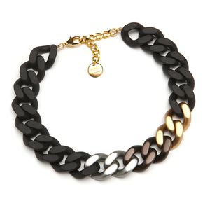 Colette Noire Matte Black Necklace
